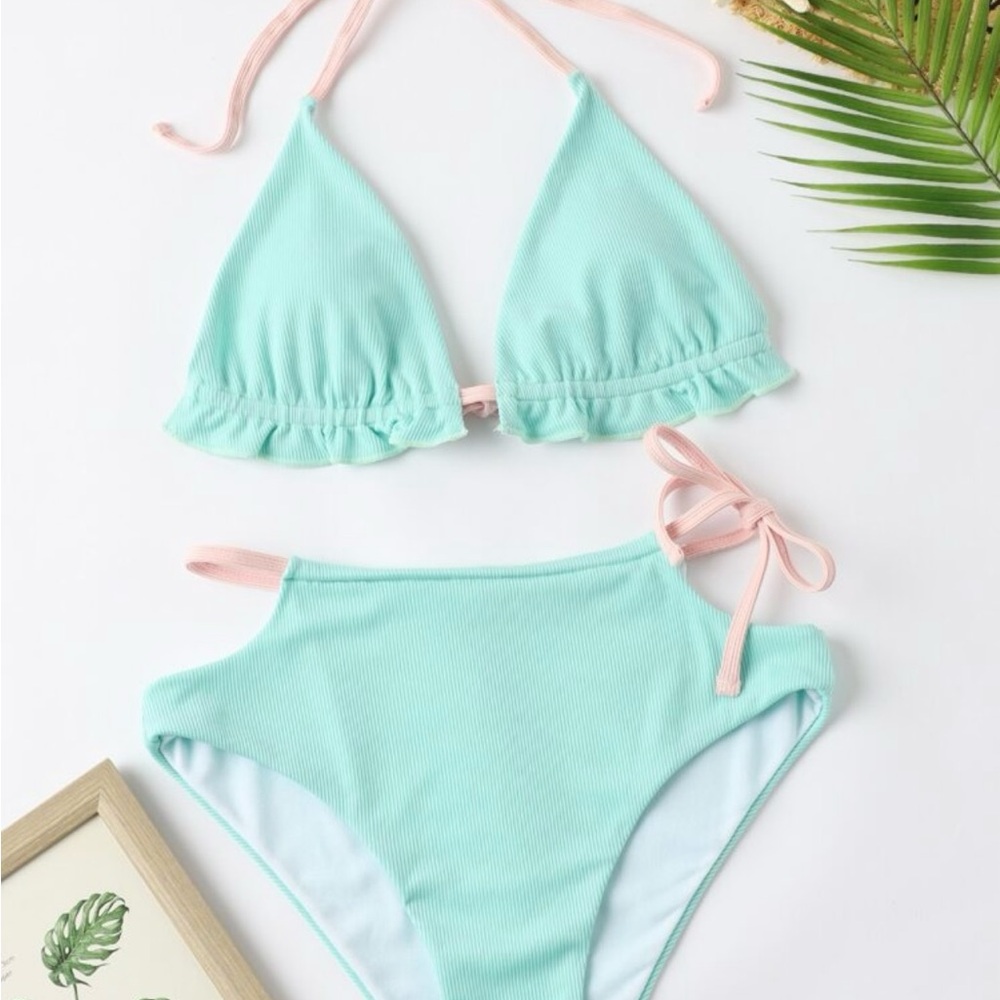 Mint Green Bikini Set